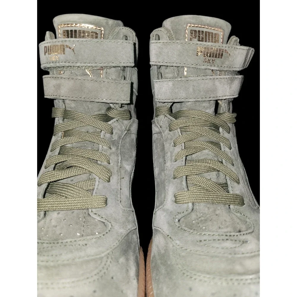 Size Mens 7.5 - PUMA Contact Sky 2 Nubuck High Burnt Olive Womens Size 10
